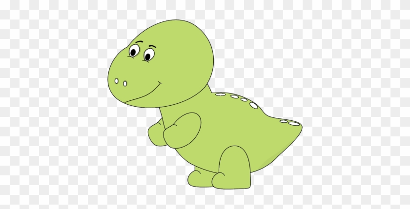 Green Baby Dinosaur - Clip Art #287581