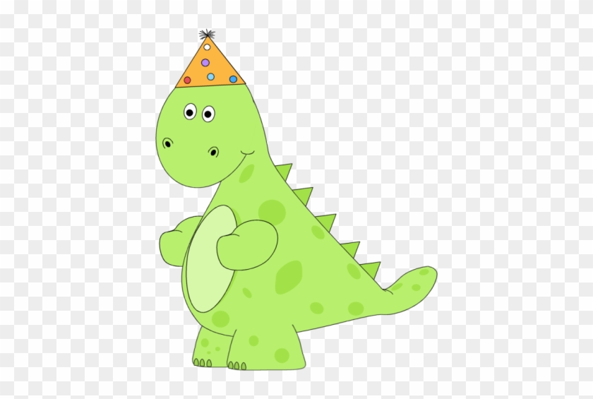 Birthday Dinosaur Wearing A Party Hat - Bumpasaurus420 #287592