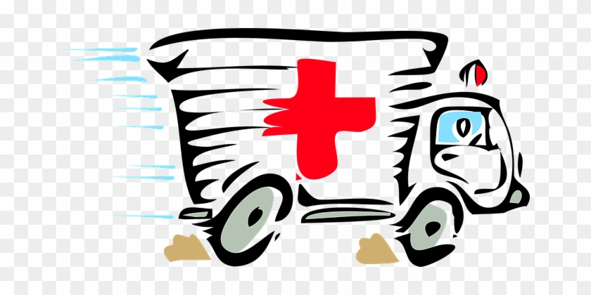 Ambulance Paramedic Red Cross Doctor Trans - Ambulance Clipart Transparent #287661