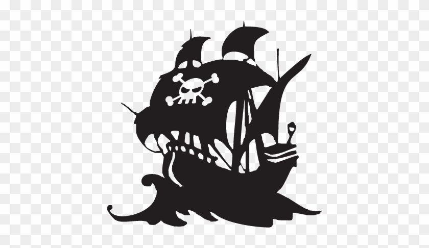 Pirate Ship Silhouette Png - Pirate Ship Logo Png #287735