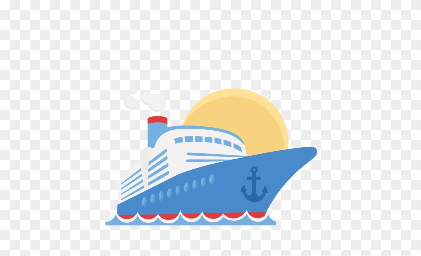 Cruise Ship Svg Scrapbook Cut File Cute Clipart Files - Cruise Ship Clip Ar...