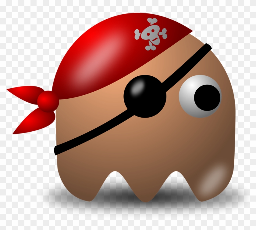 Pirate Hat Clip Art - Funny Pacman #287931