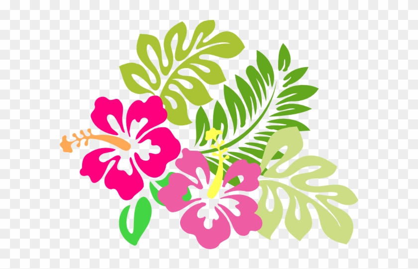 Free Clip Art April Showers Clipart - Tropical Flower Clip Art #287955