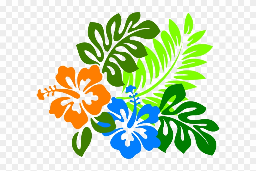 This Free Clip Arts Design Of Keanu Hibiscus - Hawaiian Flower Clipart #287981