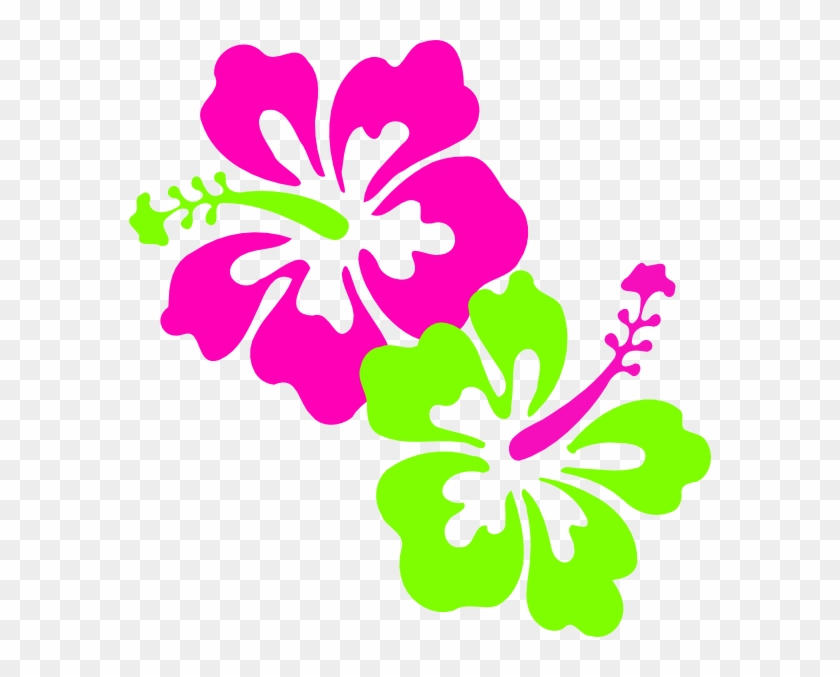 170 Best Hawaiian Hibiscus Images On Mzayat - Neon Green And Pink #287988