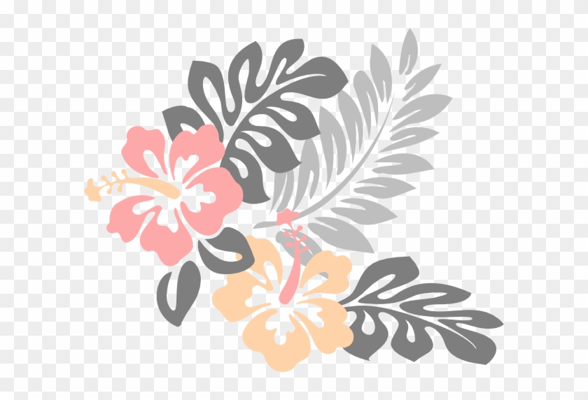 This Free Clip Arts Design Of Hibiscus Flower - Hawaiian Flower Clipart #288031