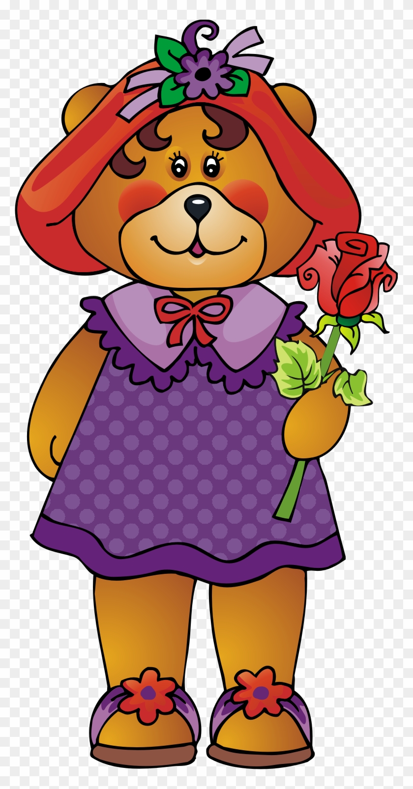 Red Hats, Bear Clipart, Teddy Bears, Friendship, Clip - Cartoon #288063