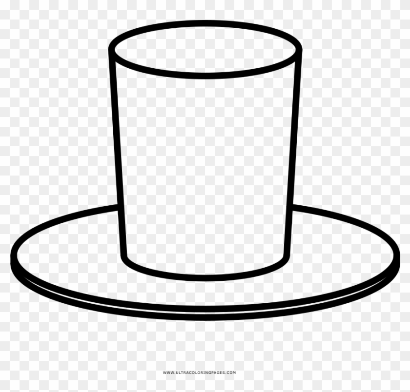 Top Hat Coloring Page Ultra Coloring Pages Black Top - Electrochemistry #288167