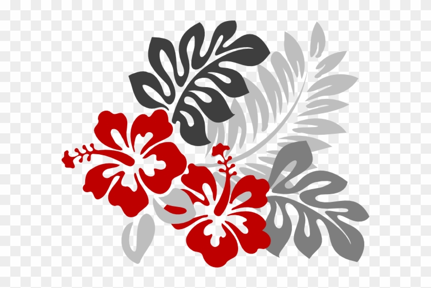 Hibiscus Flower Clip Art - Hawaiian Flower Clipart #288240