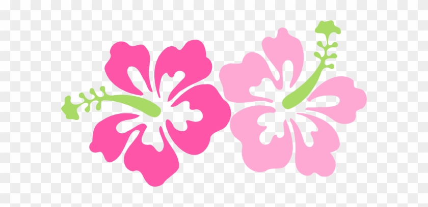 Pinky Hibiscus Clip Art At Clker - Hibiscus Clip Art #288259