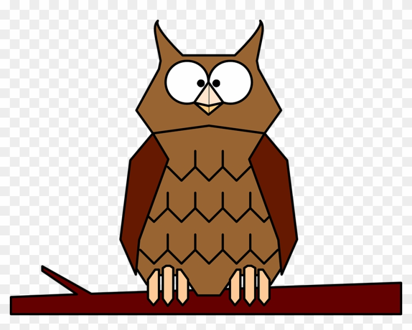 Brown Hawk Owl Clipart Blue Owl - Owl Clipart #288262