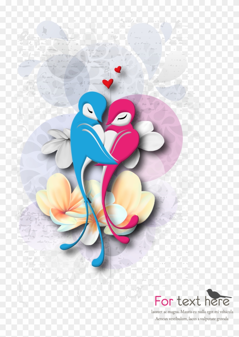 Cartoon Love Birds - Cartoon Love Birds #288621