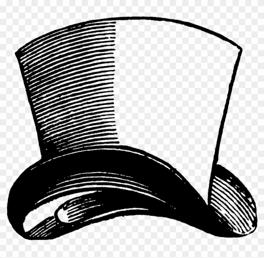 Black Top Hat Clipart Download - White Top Hat Clip Art #288421
