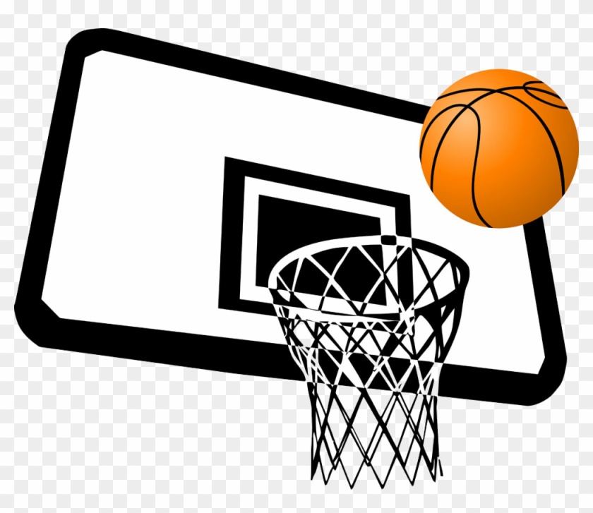 Basketball Court Slam Dunk Clip Art - Basketball Court Slam Dunk Clip Art #288558