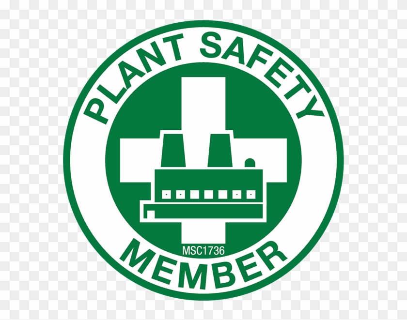 Plant Safety Member Hard Hat Emblem - Christian Barber Sticker 3024 #288604