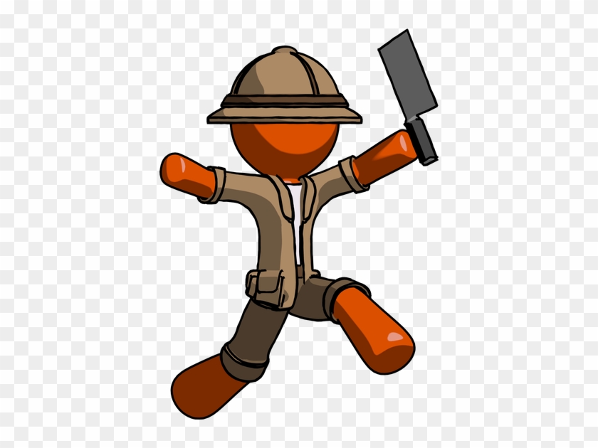 Orange Explorer Ranger Man - Design #288614