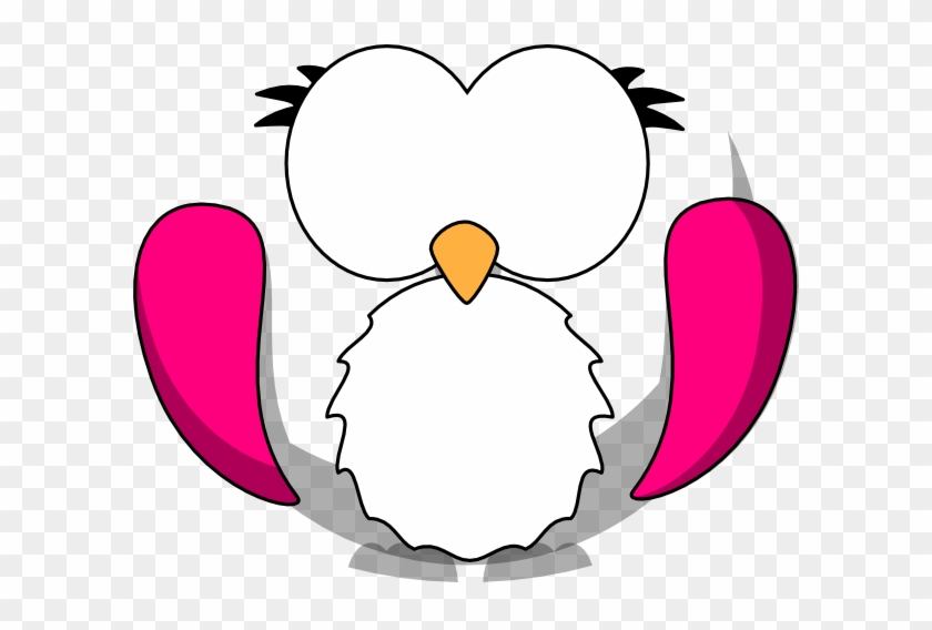 Pink - Round Bird Cartoon #288655