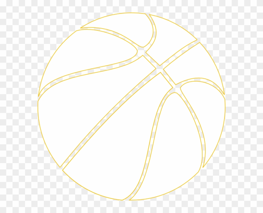 Gold Outline Basketball Clip Art At Clipart Library - Basketball Outline Clipart Gif #288707
