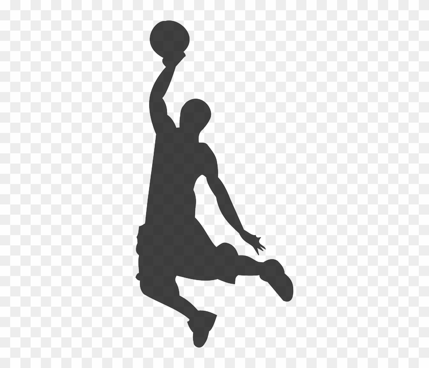 Silhouette, Basketball, Player - Basketball Clip Art #288725