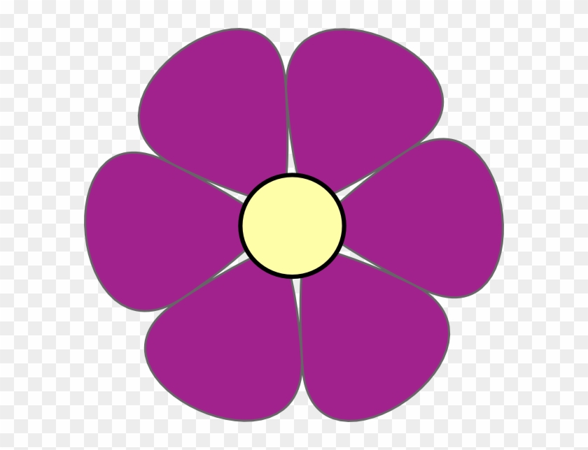 Purple Flower Clipart #288760