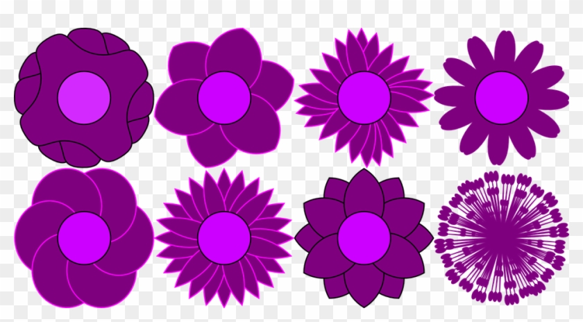 Flower Shapes Cliparts - Flower Shapes #288847