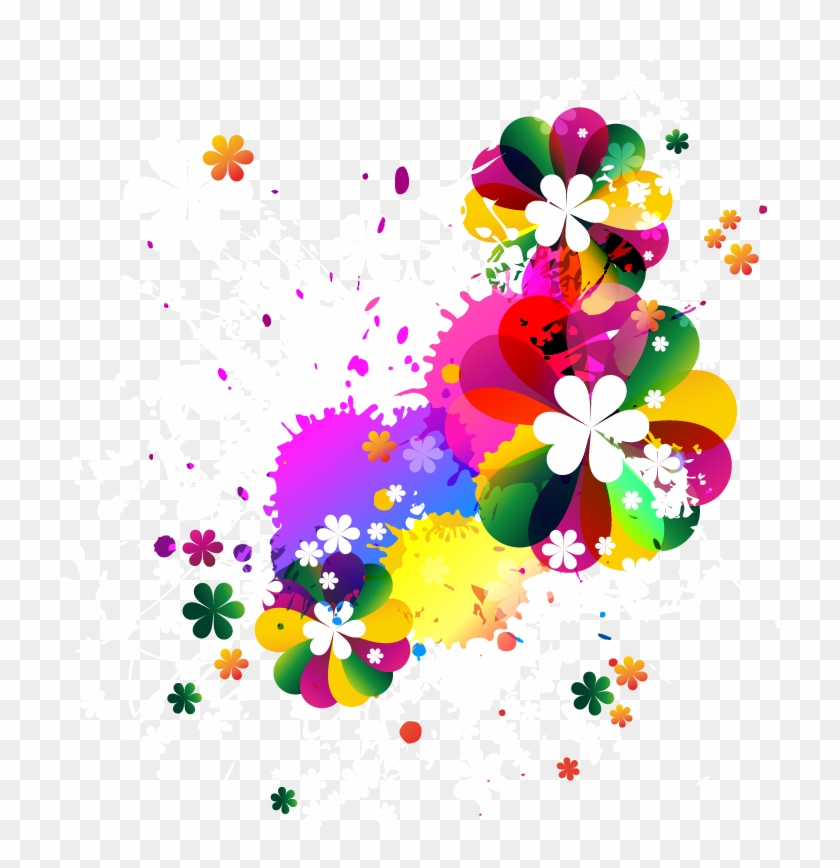 Color Flower Clip Art - Color Flower Clip Art #288932