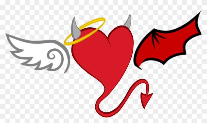 Devil Heart Cutie Mark - Devil With A Halo #288904