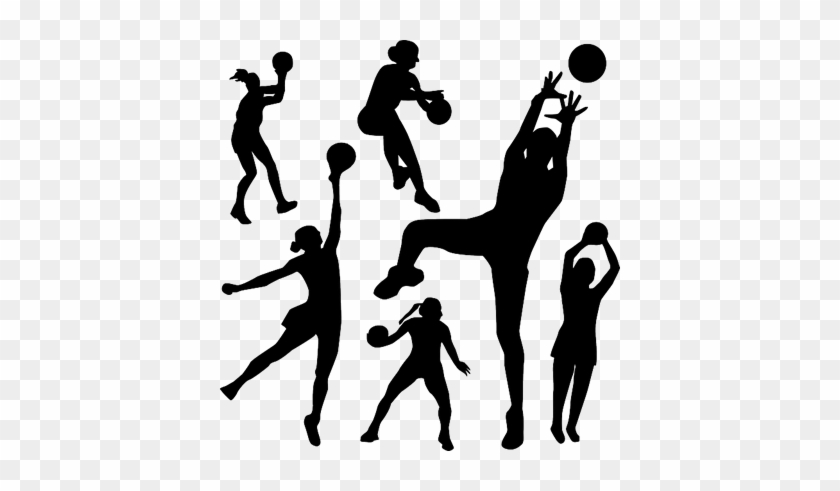 Basketball Fan Page Home Page - Netball Clipart #288931