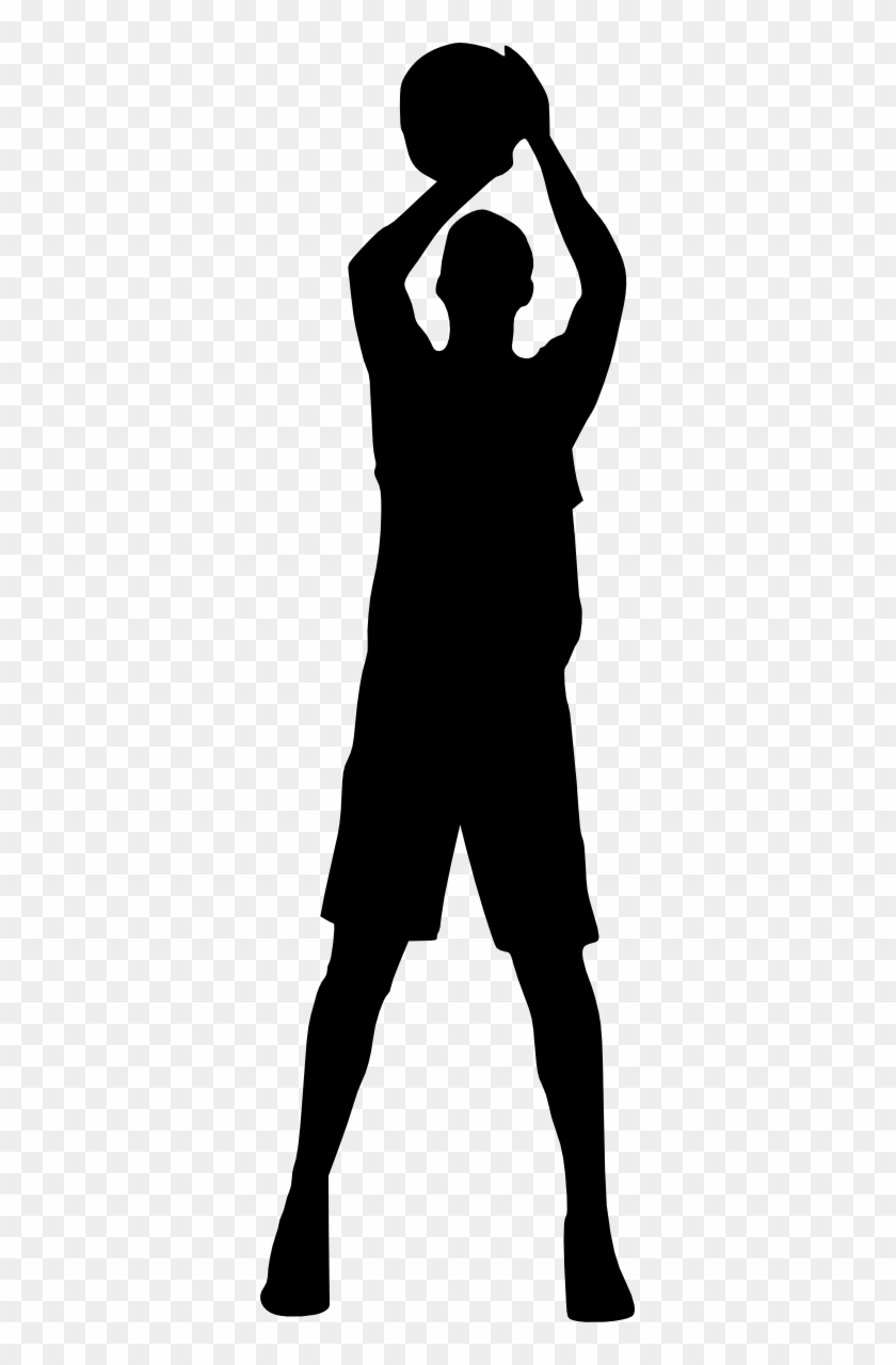 Free Download - Basketball Player Silhouette Png #288950