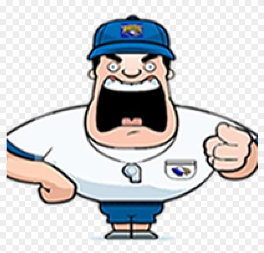 Coach Clipart Png - Angry Coach Cartoon #289020