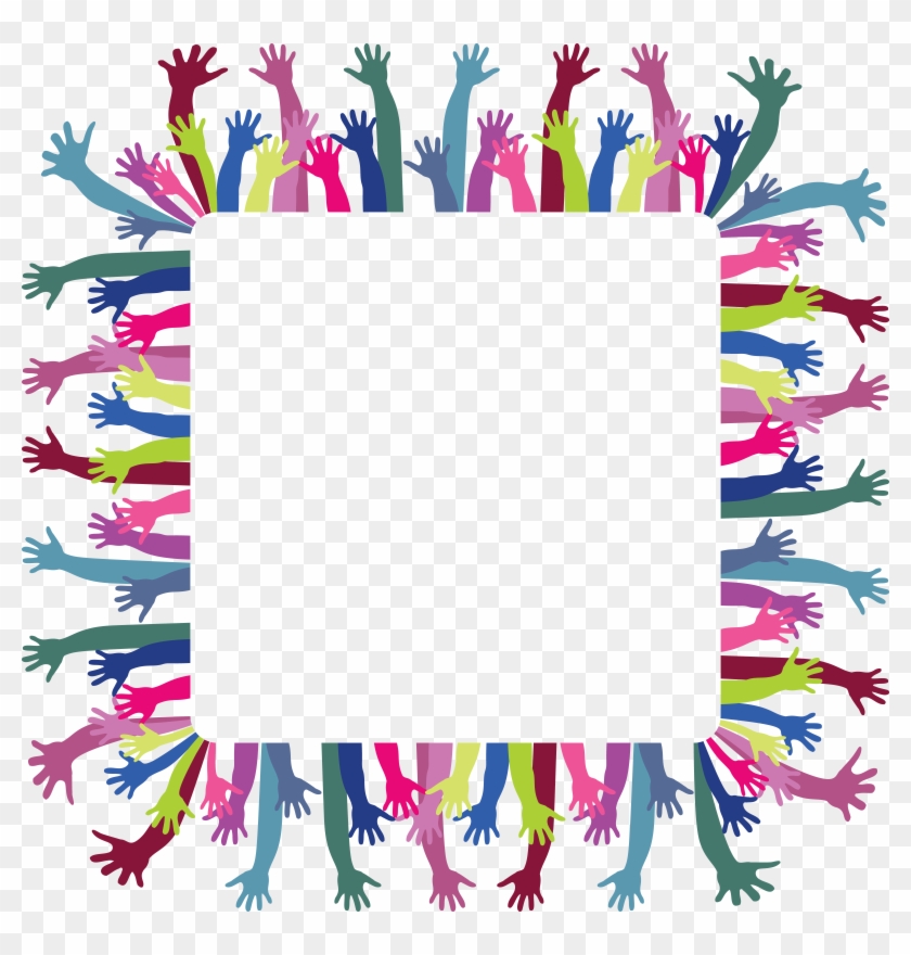 Free Clipart Of A Frame Of Hands - Cafepress ! Samsung Galaxy S8 Case #289142