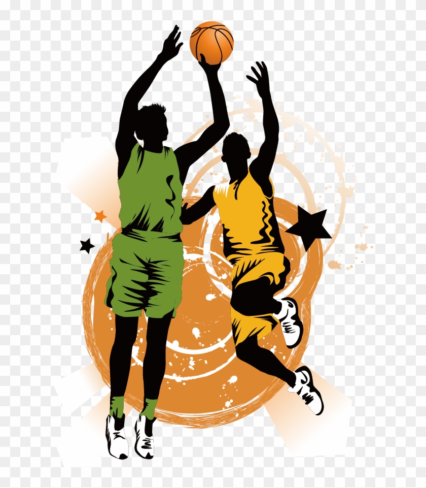 Basketball Slam Dunk Clip Art - 100 Of The Top Defensive Players In Basketball Of All #289148