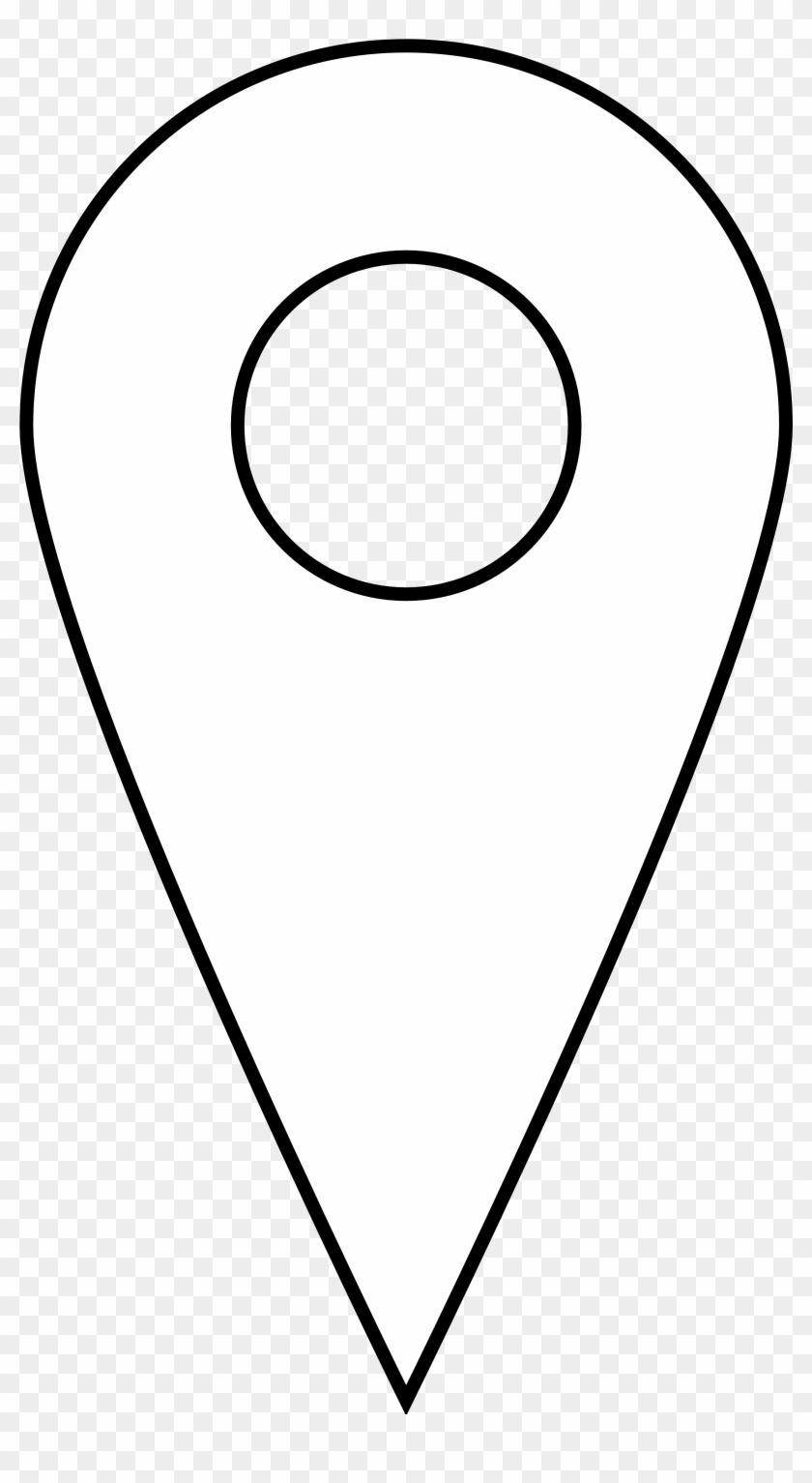 Location Clip Art With Images Medium Size - Map Pin Icon White Png #289160