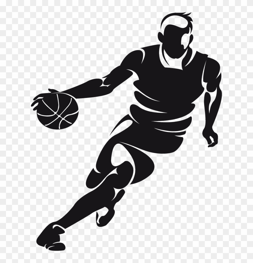 Basketball Dribbling Clip Art - Basketball Player Png #289164