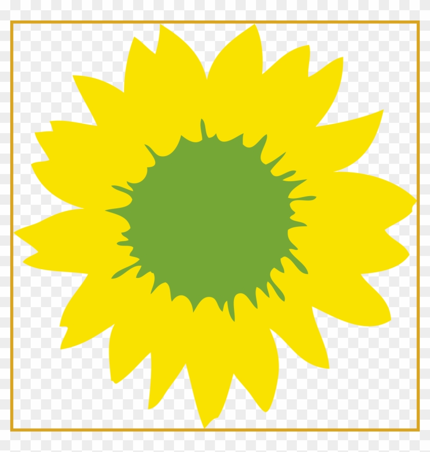 Amazing File Sunflower Green Symbol Svg Of Clipart - Alliance '90/the Greens #289262
