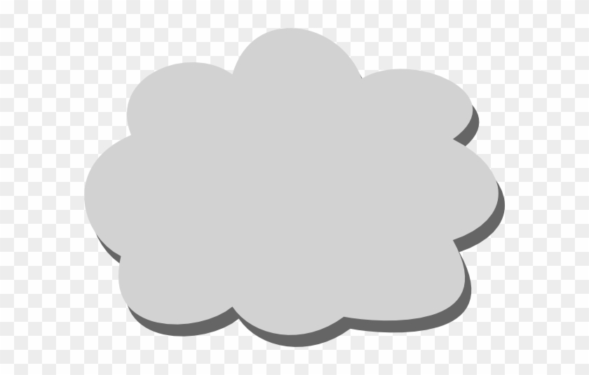 Cloud Grey Drawing Clip Art - Cloud Grey Drawing Clip Art #289313