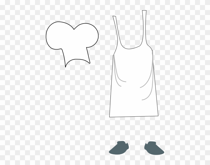 Chef Apron And Hat Clip Art At Vector Clip Art Online - Chef Apron Clipart #289319