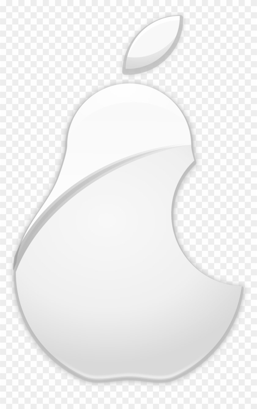 Apple Logo Clip Art Medium Size - Apple Pear Logo #289322