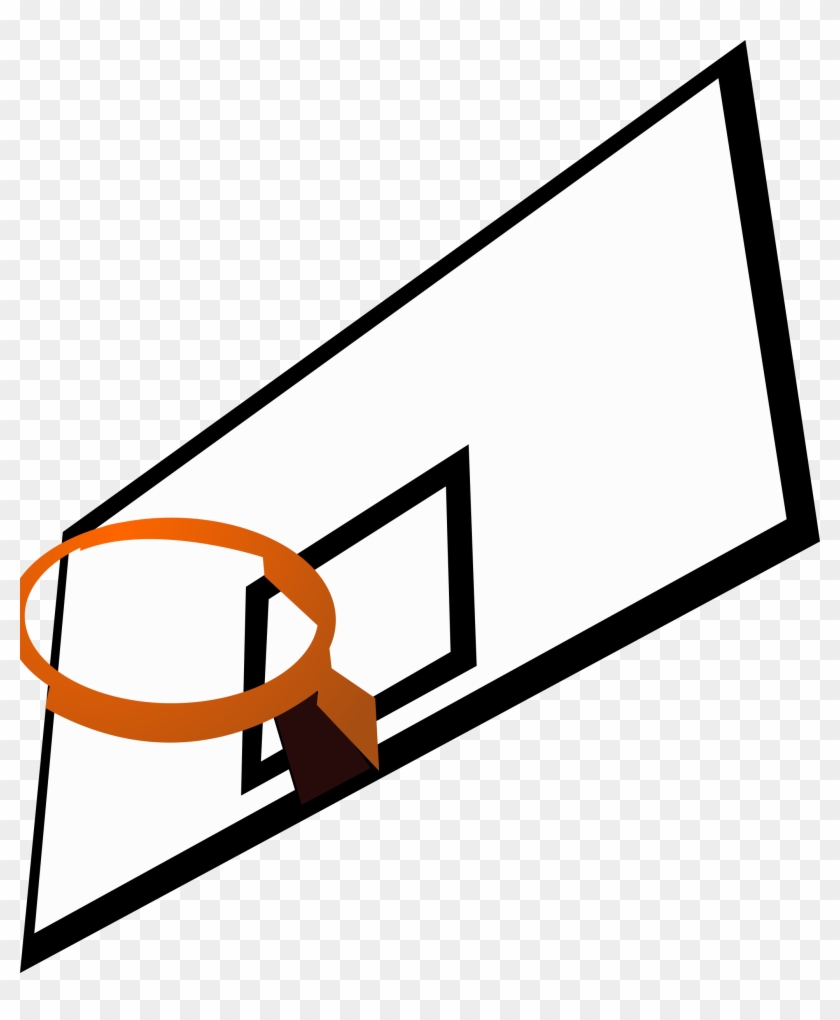 Big Image - Basketball Hoop Clip Art #289412