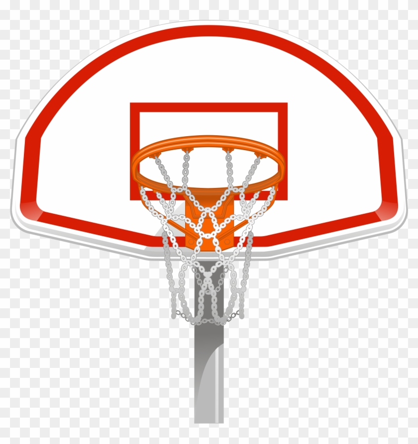 Wall Art Basketball Goal Front View Wall Decals Removable - Front View Basketball Goal #289424