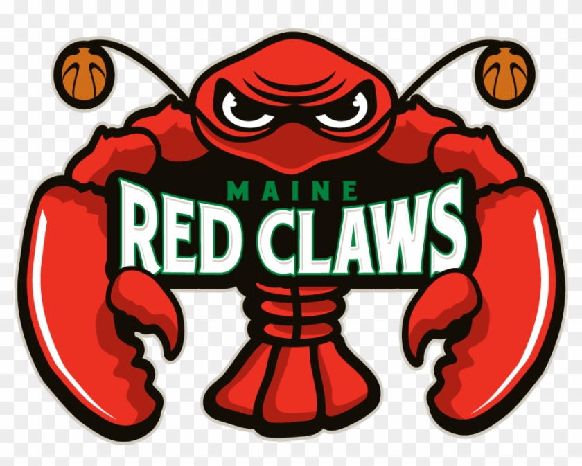 Basketball Logo Clipart - Maine Red Claws Logo #289432