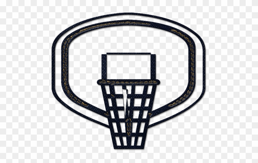 Pin Basketball Hoop Clipart Black And White - Basketball Hoop Clip Art #289497