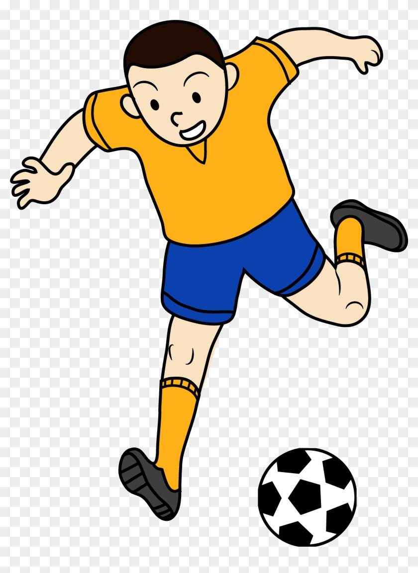 Kid - Football - Player - Clipart - Clip Art Playing Football #289503