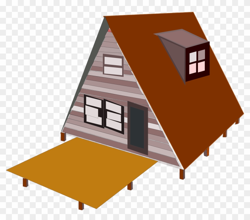 A Frame House Clip Art At Clker - Frame House Clipart #289527