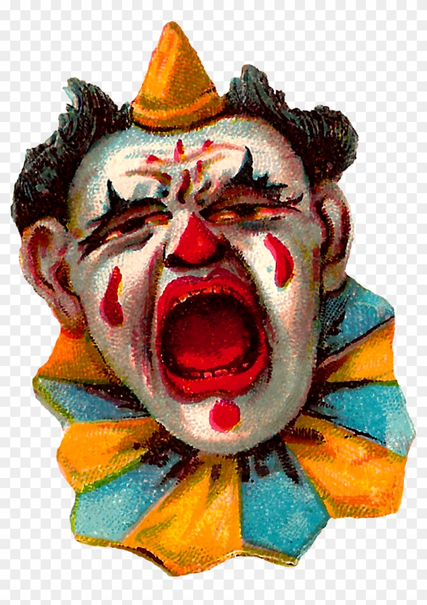 Vintage Clip Art Funny Circus Clowns Costume Images - Clown Circus Vintage #289549