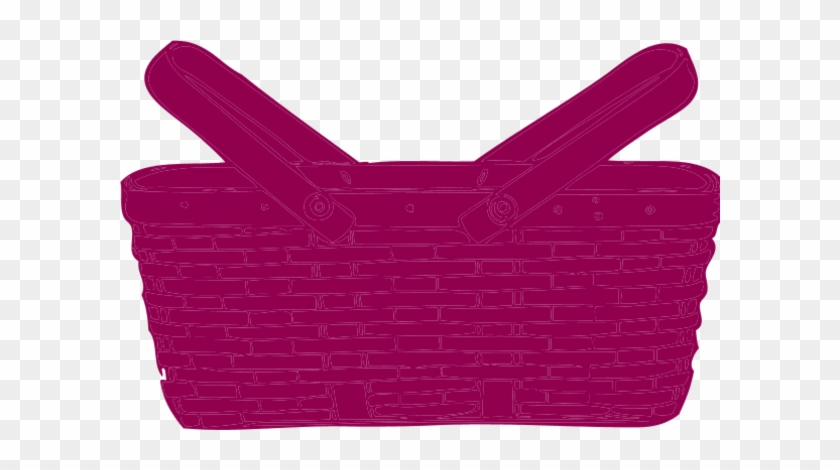 Pink Basket Cliparts - Clip Art Basket Pink #289548
