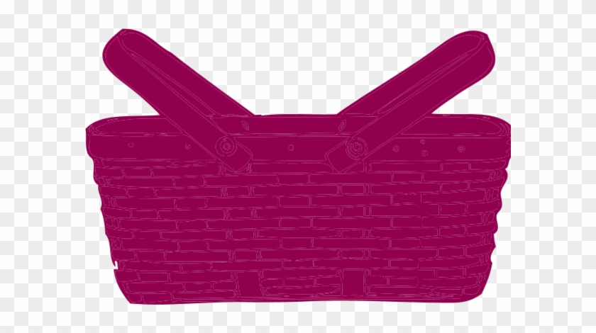 Pink Basket Cliparts - Clip Art Basket Pink #289548