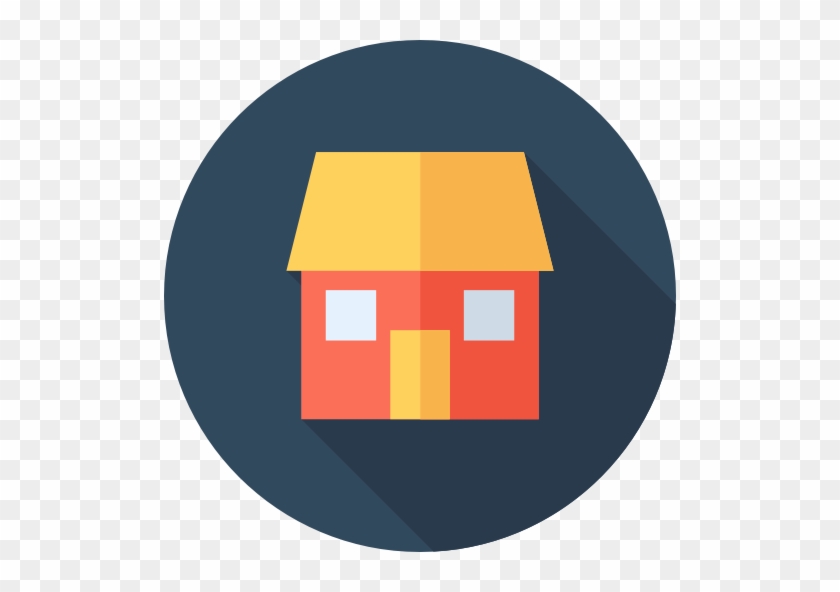 House Free Icon - House Icon Round Png #289578