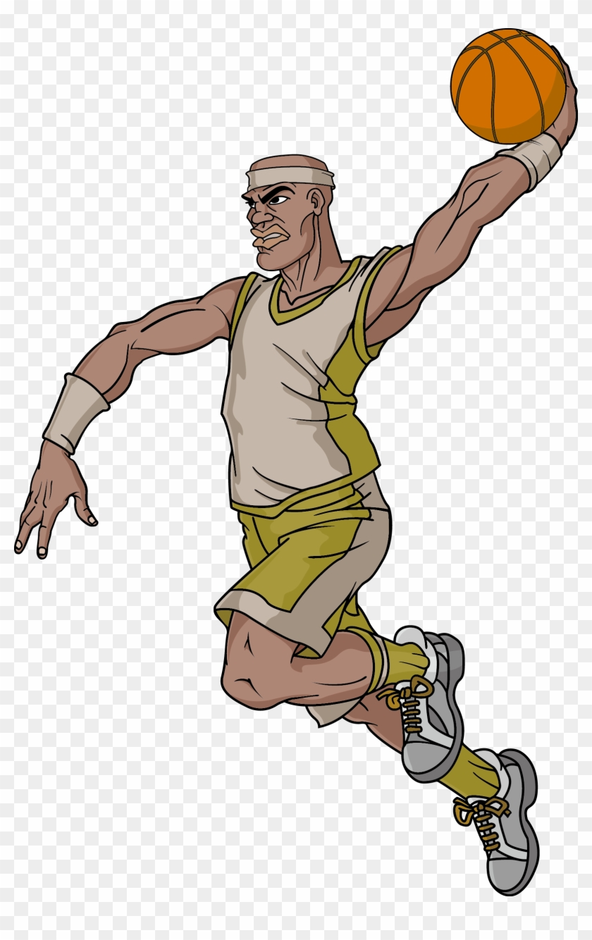 Nba Basketball Cartoon Character - Jogo De Basquete Em Desenho #289588