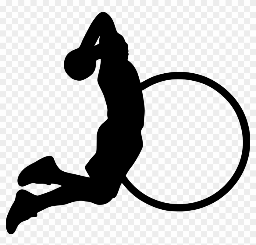 Basketball Dunk Monoram File Size - Basketball Logo Design Free #289597